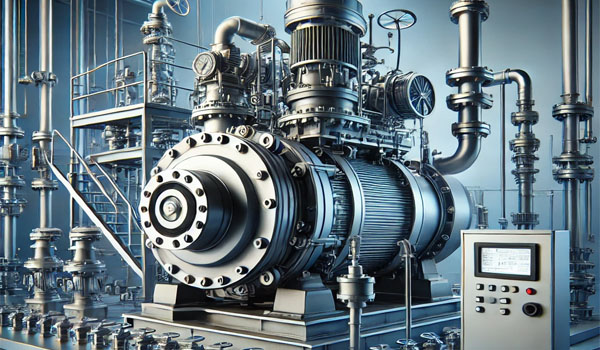 pump application in an industrial
